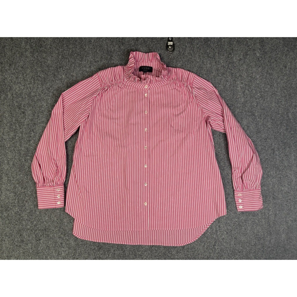 Women's WYSE London Clemmy Long Sleeve Button Up Shirt Size 3 UK / 8 US Pink